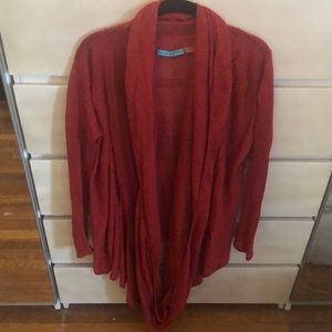 Alice + Olivia Wrap around sweater with hood